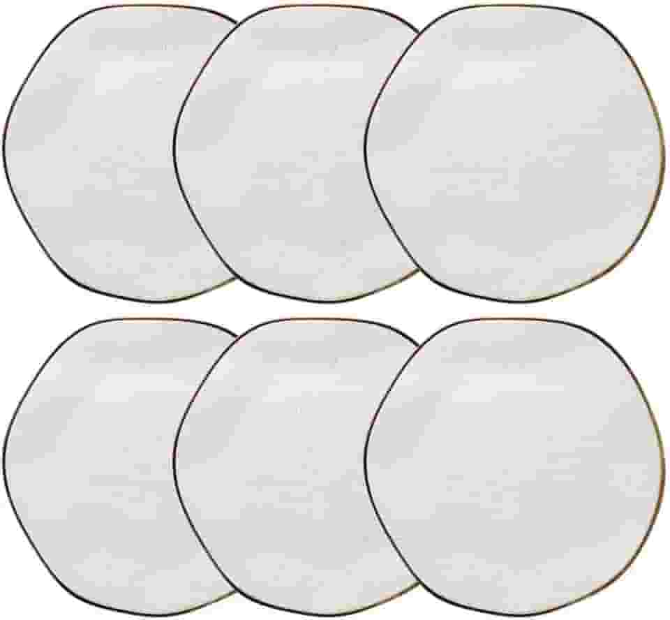 Oxford Conjunto de 6 Pratos Rasos 27,5cm Ryo Maresia