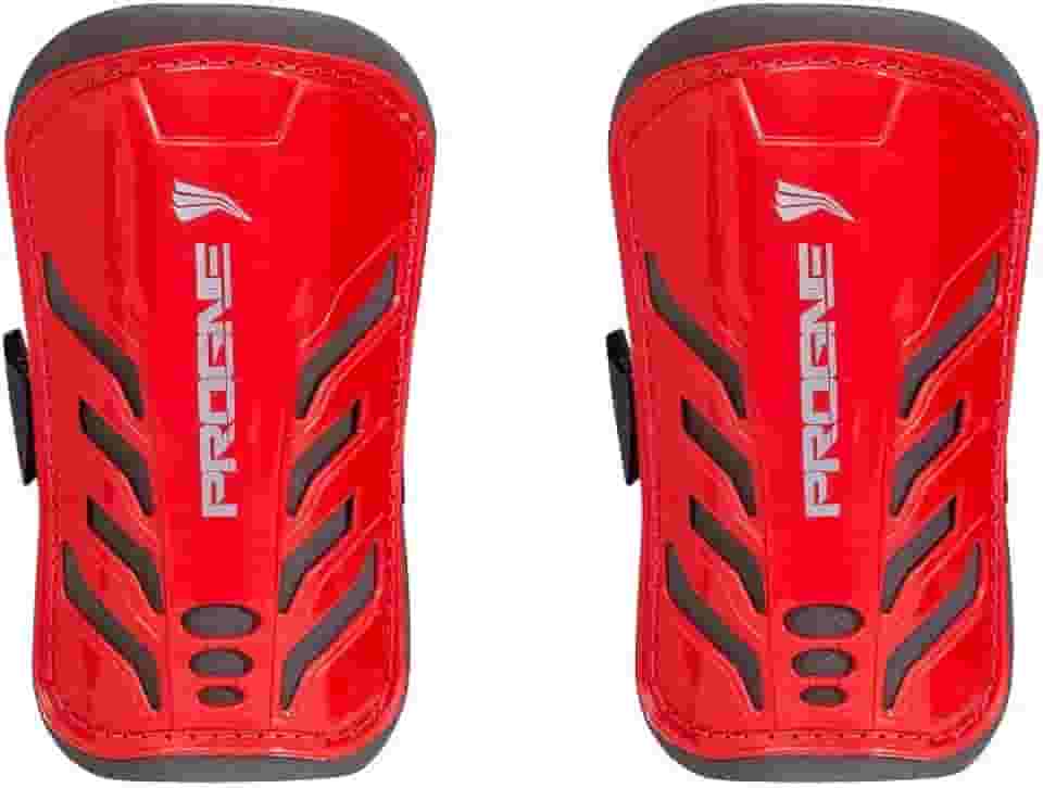 Caneleira Futebol Futsal Society Baby Sem Tornozeleira - Vermelho - Par