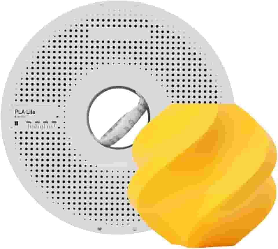 Filamento Bambu Lab para Impressora 3D PLA LITE - Sunflower Yellow - Com carretel reutilizável - 1,75mm - 1kg