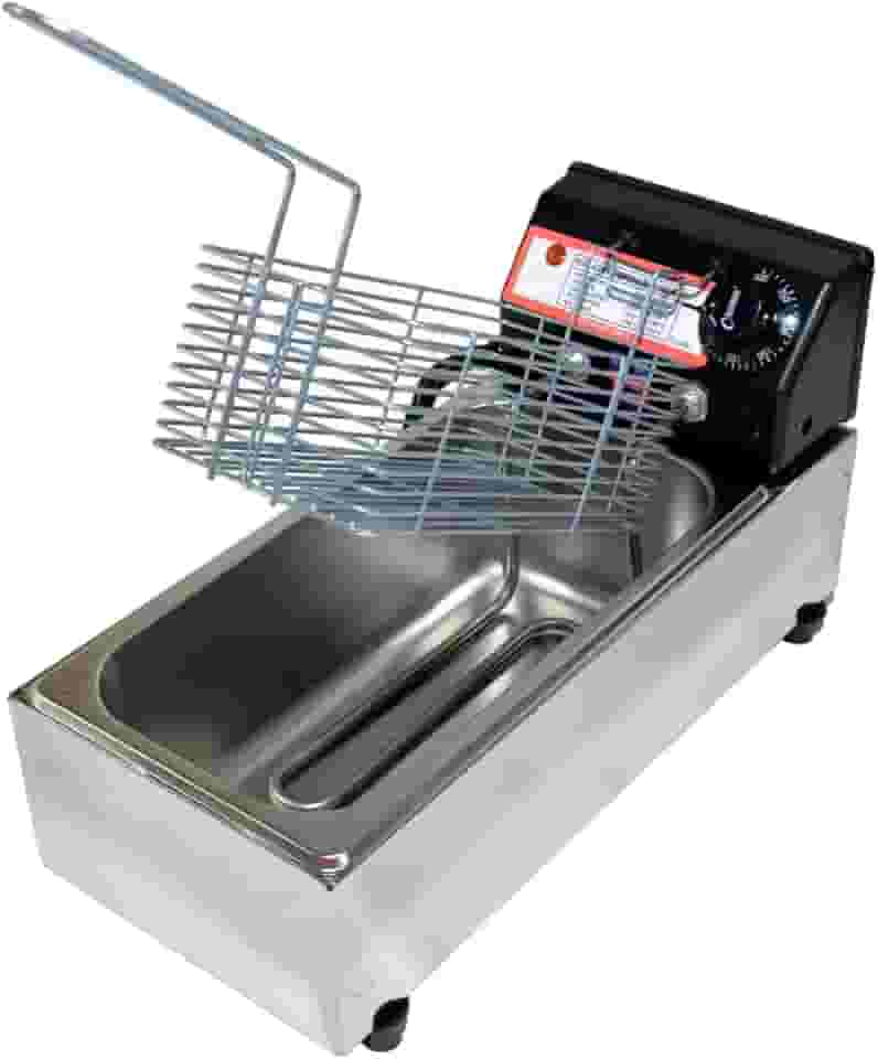 Fritadeira Elétrica Industrial 3L Cuba (110v) Compacta Econômica Fritura