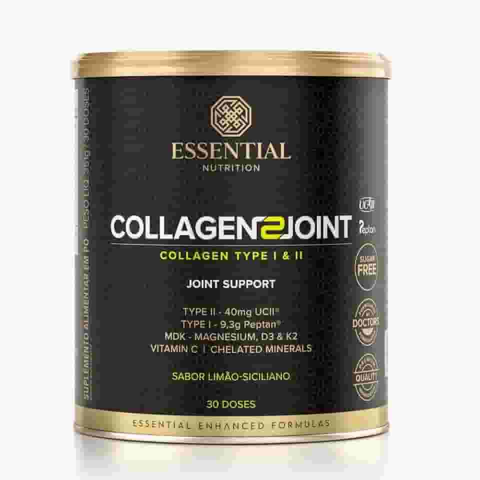 Collagen 2 Joint Limão Siciliano Lata Essential Nutrition 351g