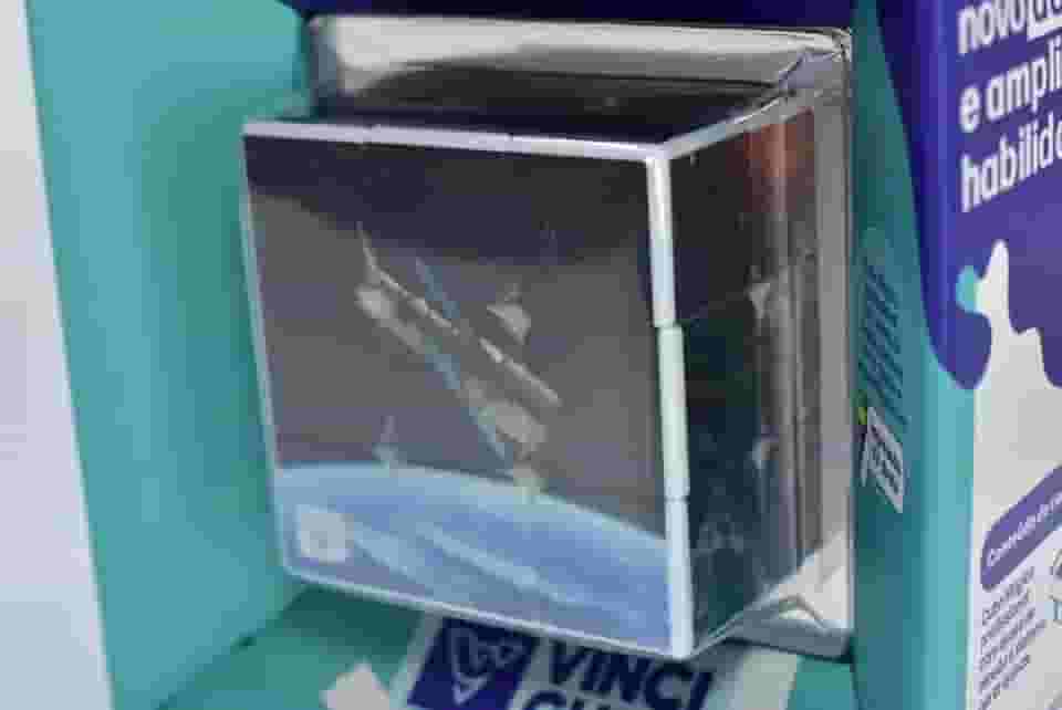 CUBO MÁGICO PROFISSIONAL - MANUAL DO MUNDO - VINCI CUBE TABELA PERIODICA (3x3x3