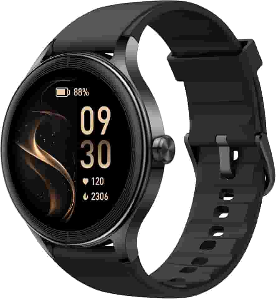 Bettdow SmartWatch, Relogio Smartwatch Feminino, 1.27" Ecrã tátil, à prova d'água IP68, 100+ Modos Esportivos, chamada Bluetooth, Compatível com Android iOS, voz por IA (preto)