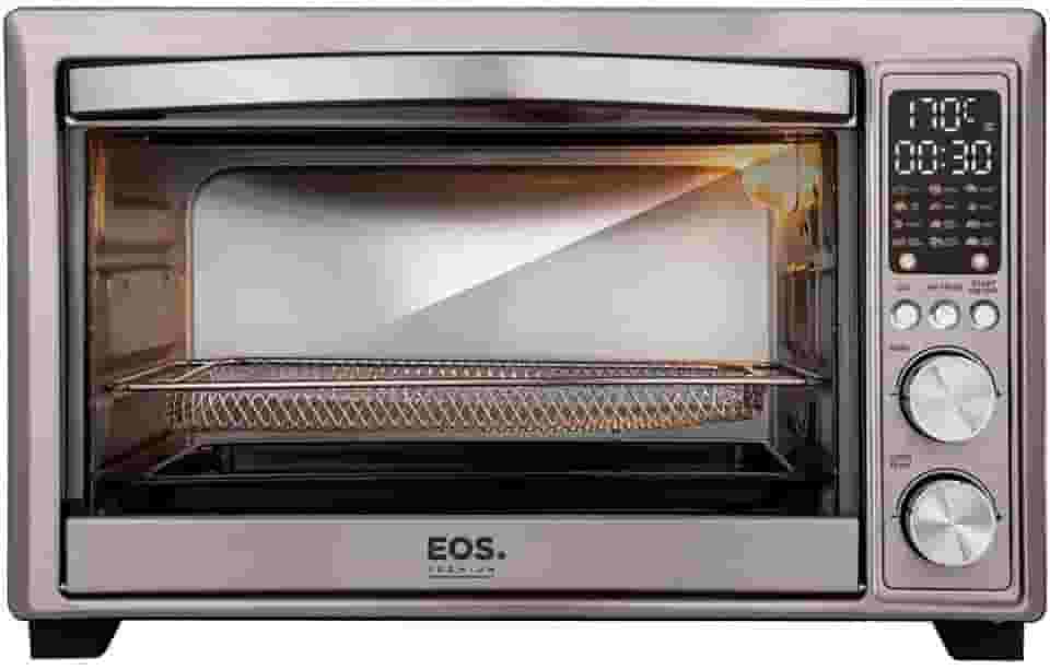 Forno e Fritadeira Air Fryer EOS 38 Litros Digital Premium Inox EAF40AID 110V