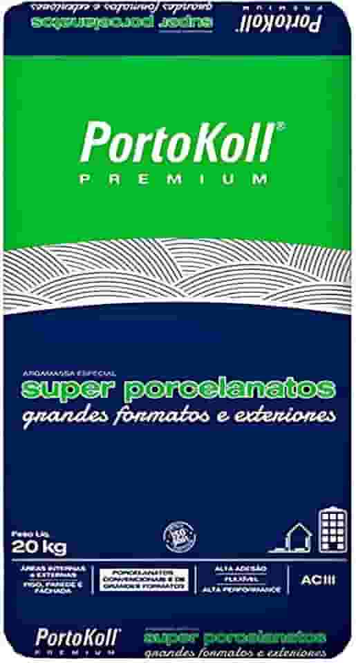 Argamassa Aciii Portokoll Super Porcelanatos Cinza 20kg
