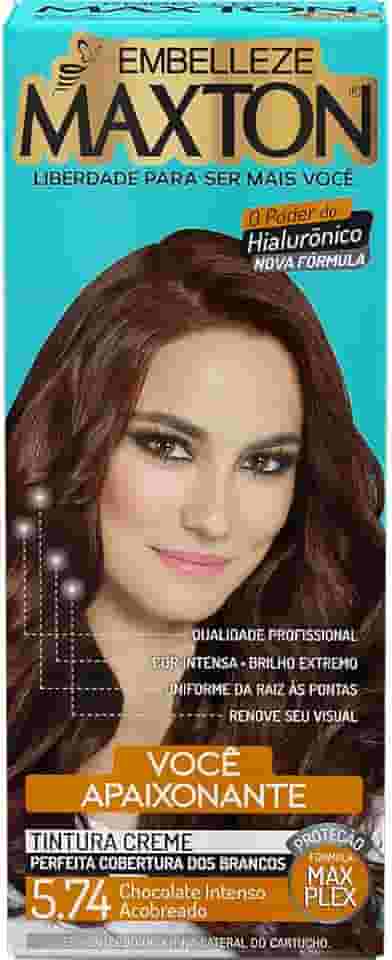 Embelleze Tinta De Cabelo Maxton Chocolate Intenso Acobreado 5.74 Apaixonante