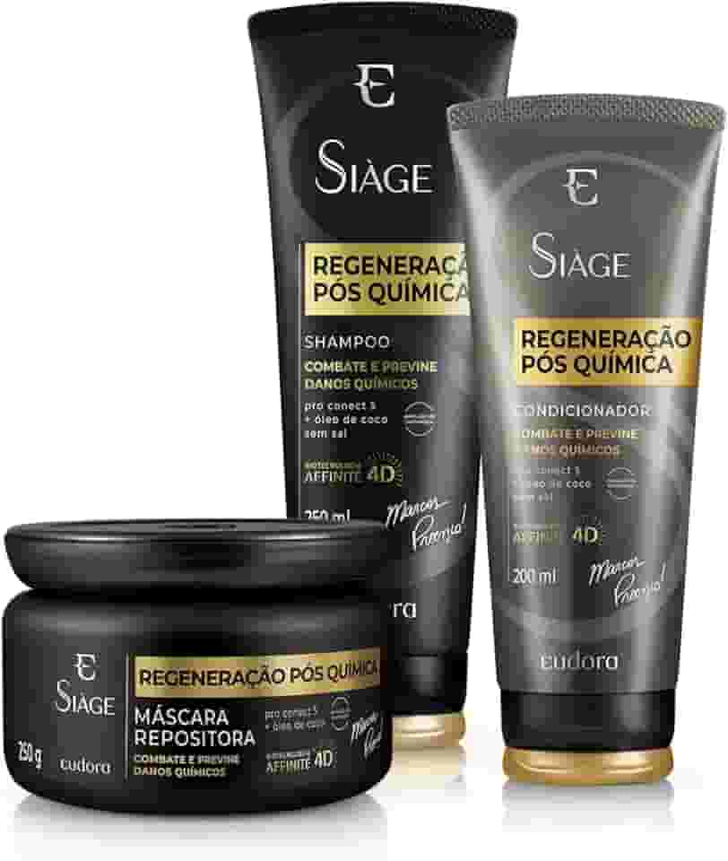 Eudora Kit Siàge Regeneração Pós Química Shampoo +