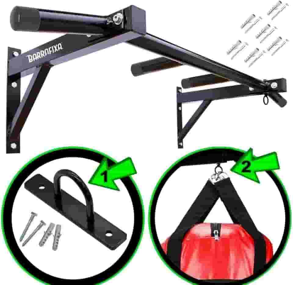 Barra Fixa Parede - Crossfit- Pull-up - Para Treinar Em Casa