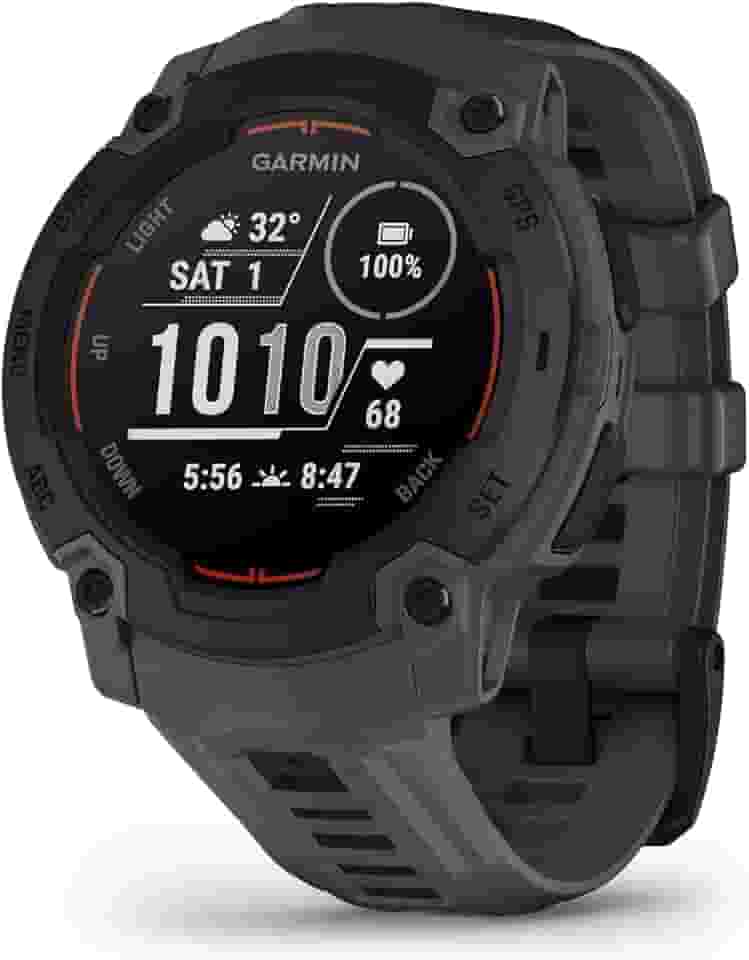 Garmin Relógio Instinct E Preto com Grafite 45mm com Monitor Cardíaco de Pulso e GPS