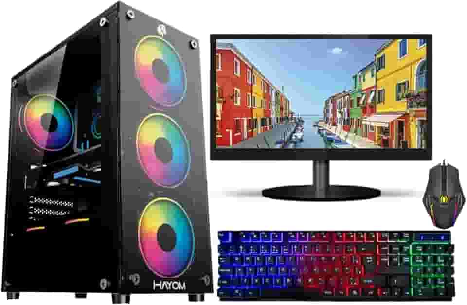 PC GAMER AMD RYZEN 7 5700G - 16GB DDR4 - SSD 240GB - RADEON VEGA 8 - MONITOR 19'' - KIT GAMER RGB
