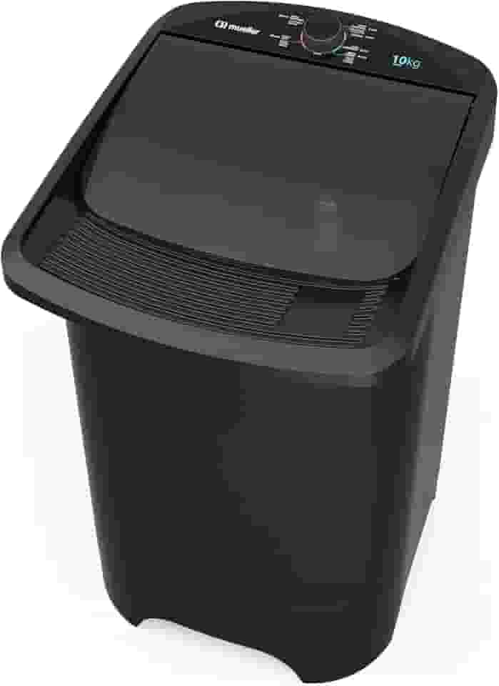 Tanquinho de lavar roupa Mueller 10 kg com superesfregador MLT10C 127V Preto