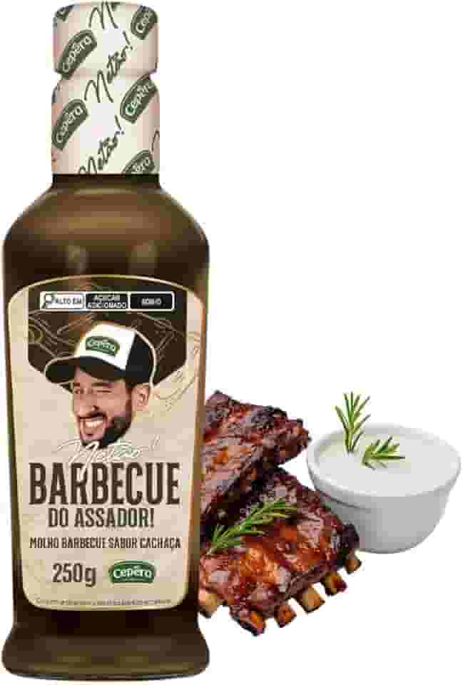 Molho do Assador Cepêra Barbecue com Cachaça – Ideal para Carnes, Frango e Costelas