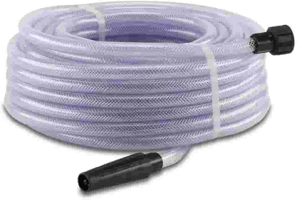 Force Line - mangueira jardim slim transparente 20m engat+esguicho