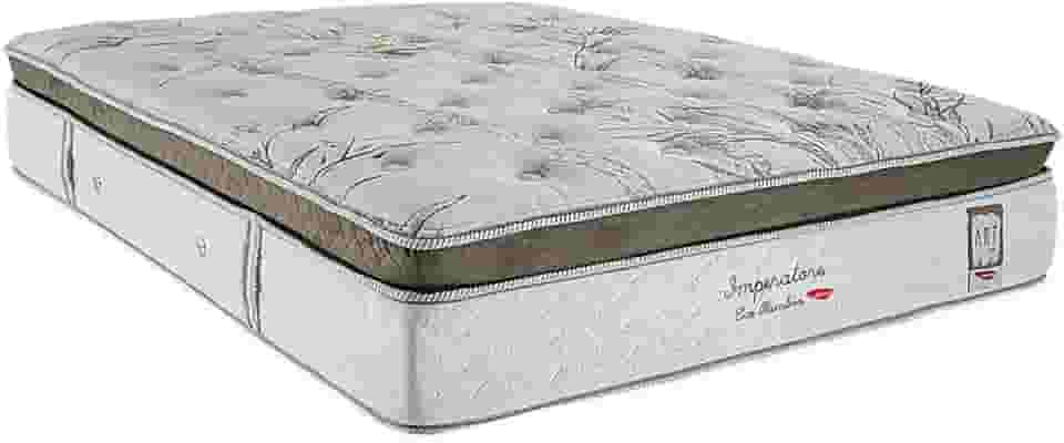 Colchão Casal Herval Imperatore Eco Bamboo, Molas Ensacadas, 34 x 138 x 188 cm