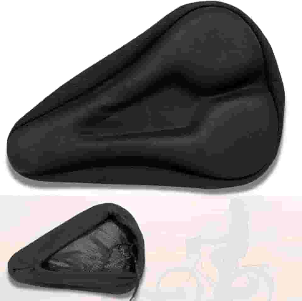 Capa de Selim Banco Assento de bicicleta, almofada em Gel para bicicletas e Bikes ergométricas com banco Fino. R78