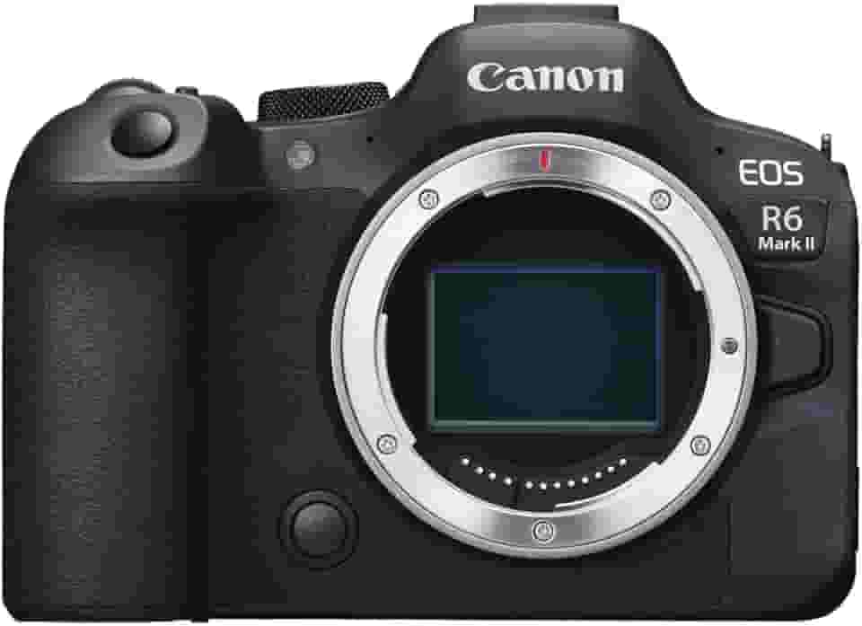 Canon Câmera mirrorless EOS R6 Mark II (apenas corpo), câmera full-frame, sensor CMOS de 24,2 megapixels, recursos de foto e vídeo, preto