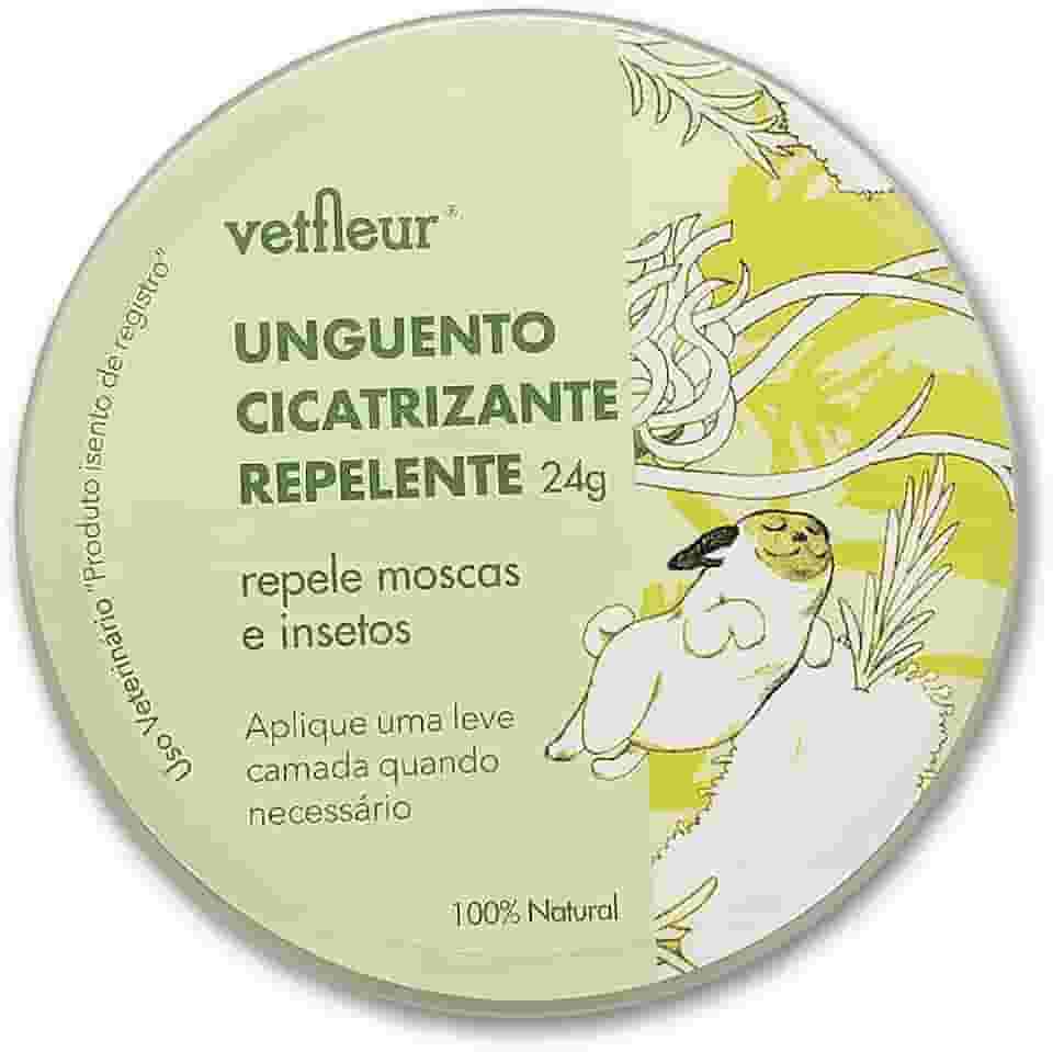 Unguento Repelente e Cicatrizante para Feridas 24gr - VetFleur