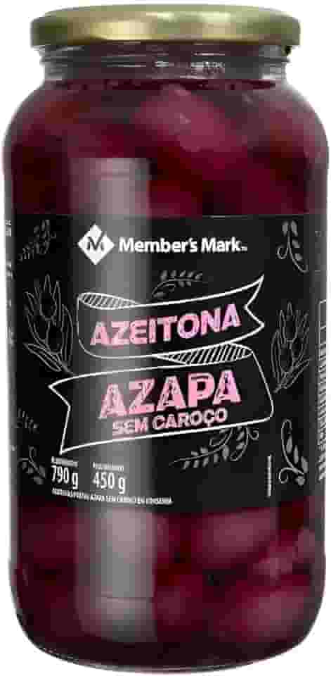 Azeitonas Pretas Azapa Sem Caroço Premium 450g
