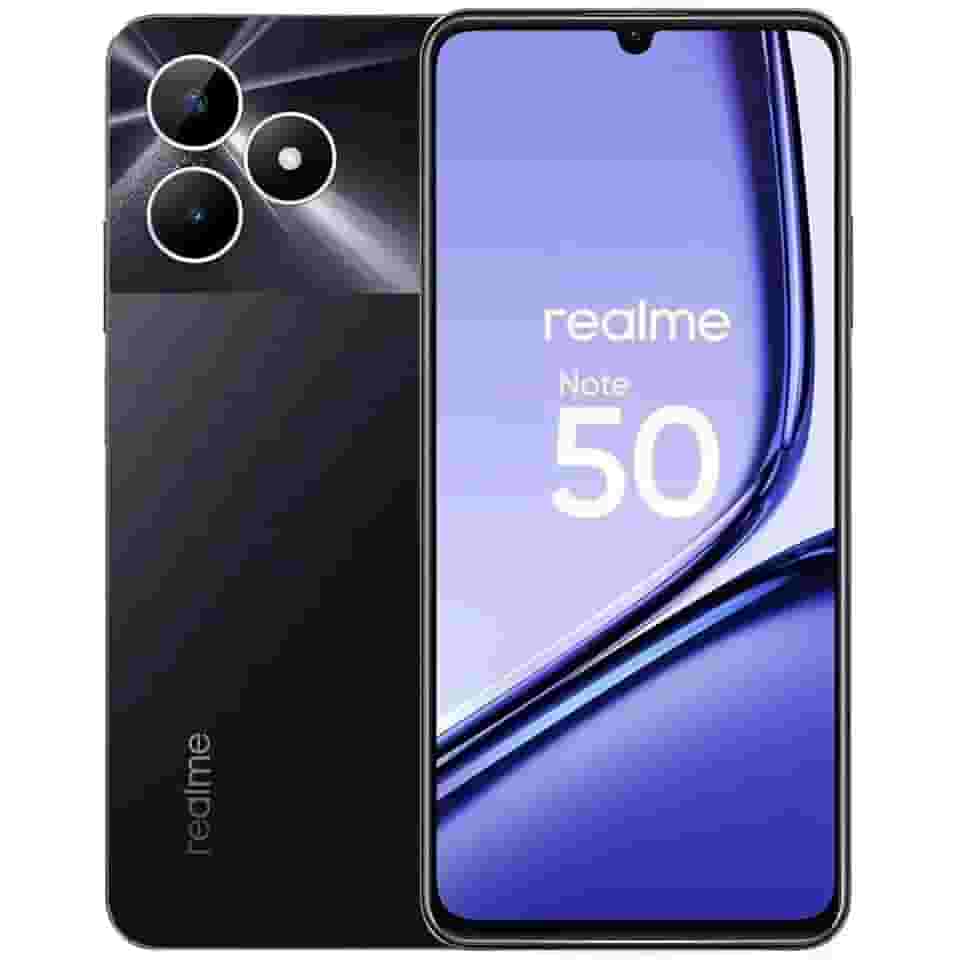 Realme Note 50-128GB - 4GB Ram - Câmera 13MP - Bateria 5000mAh - Tela de 6,74'' - Preto