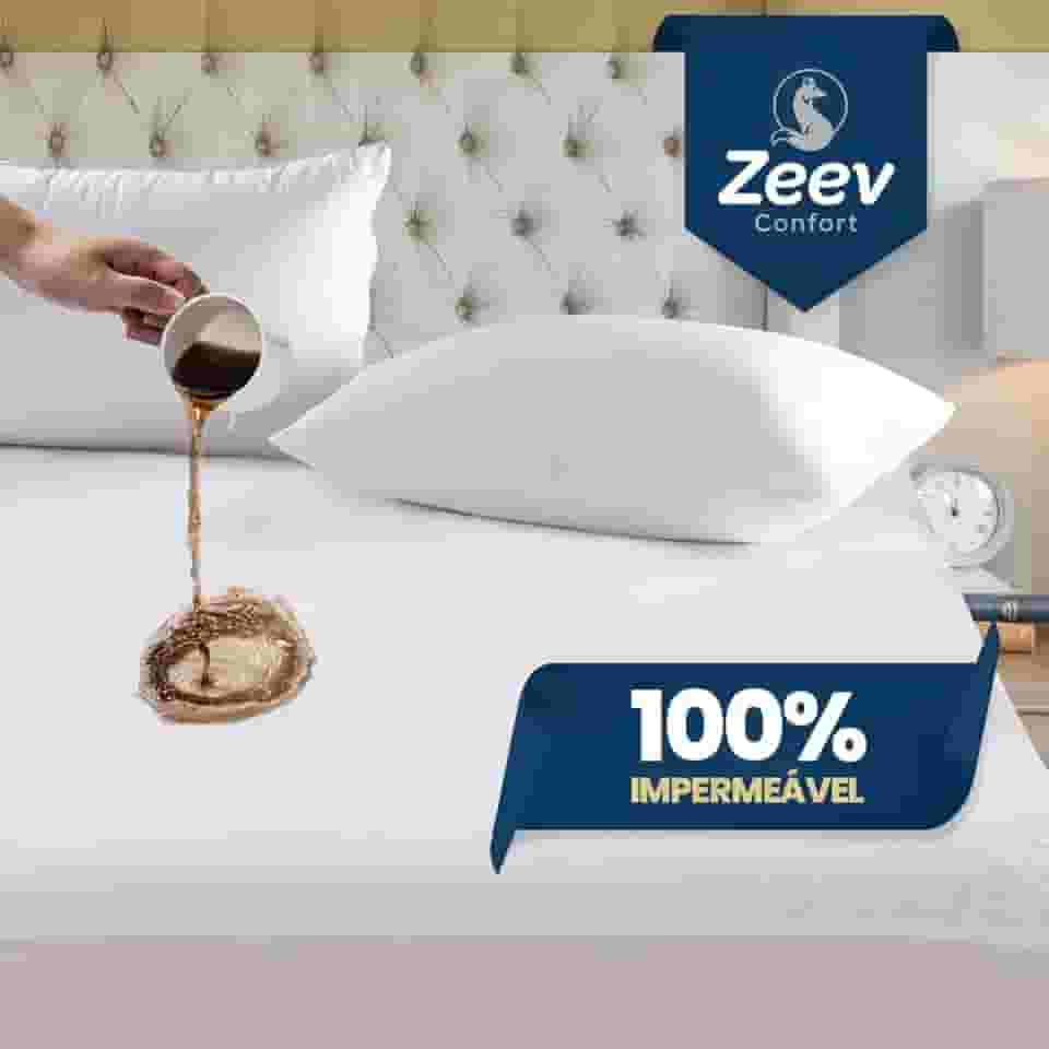 Protetor de colchão casal impermeável
