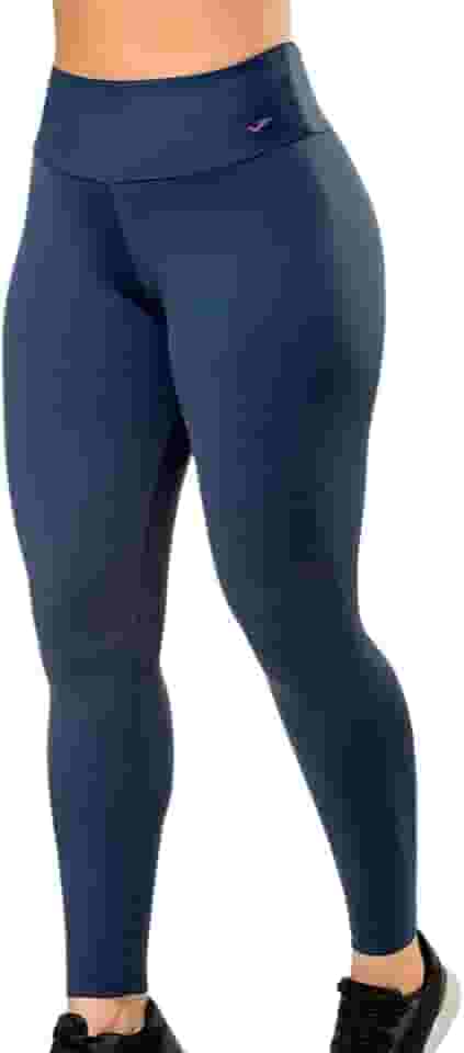 Legging Academia Zero Transparência Poliamida Cós Alto UV 50+ Elite