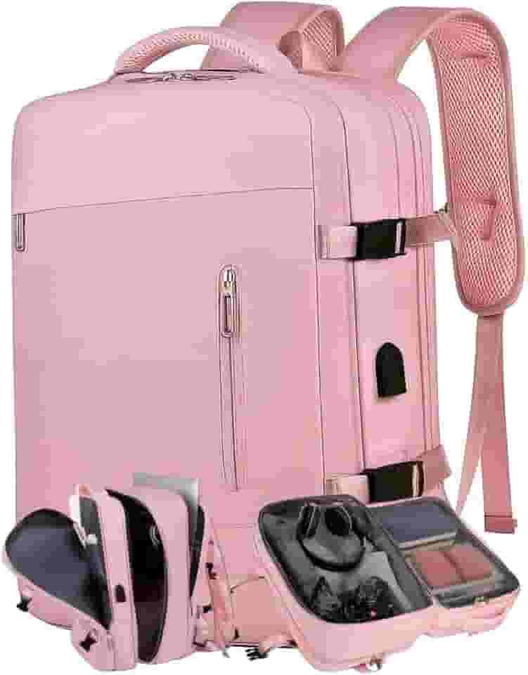 Mochila, Feminina, Masculina, Viagem, Expansível, Notebook, Mala Mão, Impermeável, Academia, Grande, Preta, Cinza, Rosa, Compacta, Academia, Executiva, Compacta