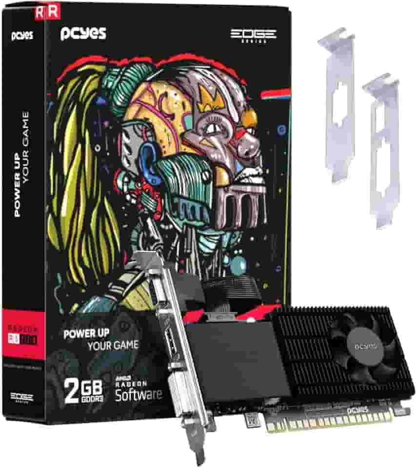 GPU NVIDIA GEFORCE R5 220 2GB DDR3 64 BIT PROJETO EDGE LOW PROFILE SINGLE FAN - PPER5DR3LPBR