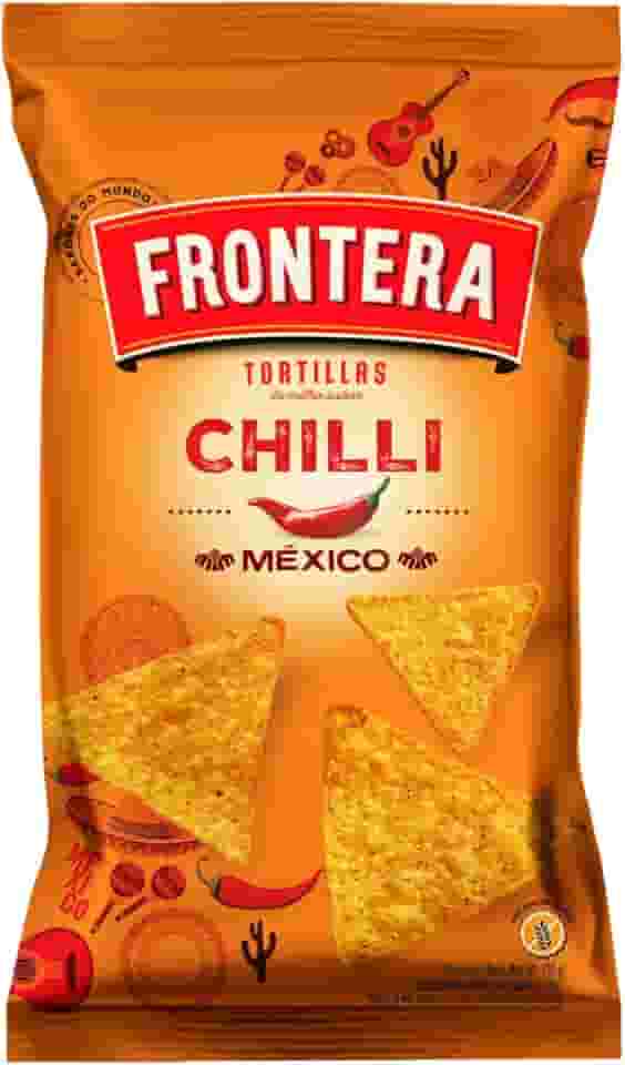 Frontera Salgadinho Nacho Chilli Tortilha de Milho México 110g