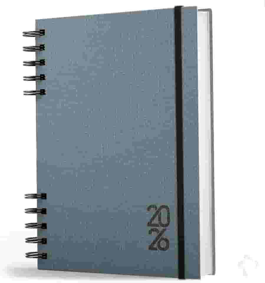 Agenda 2026 Capa Dura Negócios E Organização Pessoal Cinza