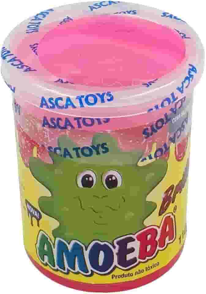 Slime Amoeba Atoxica – Brinquedo Divertido, Sensorial e Anti-Estresse – Massinha Estica, Modela e Relaxa – Crianças acima de 3 anos (Rosa)