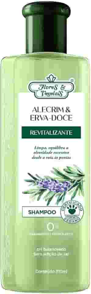 Flores e Vegetais Shampoo Alecrim Erva Doce Revital 310Ml E Vegetais