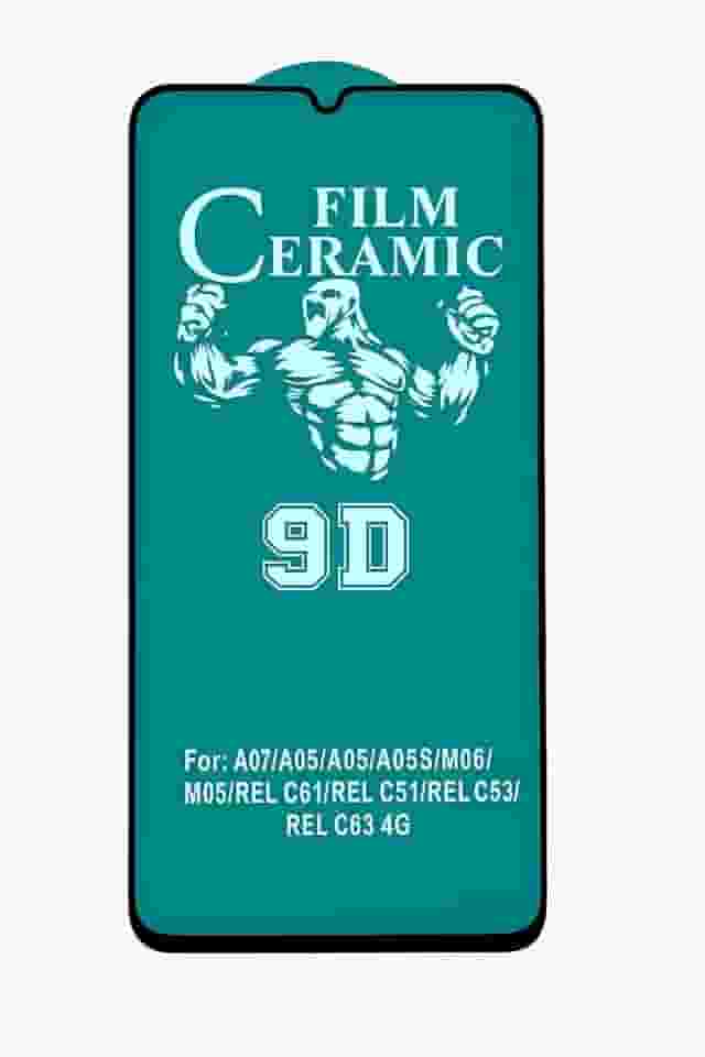 Compatível com Samsung Galaxy A07 - Película de Ceramica Gel 9d Protetora de Tela anti-riscos queda choque Full Coverage