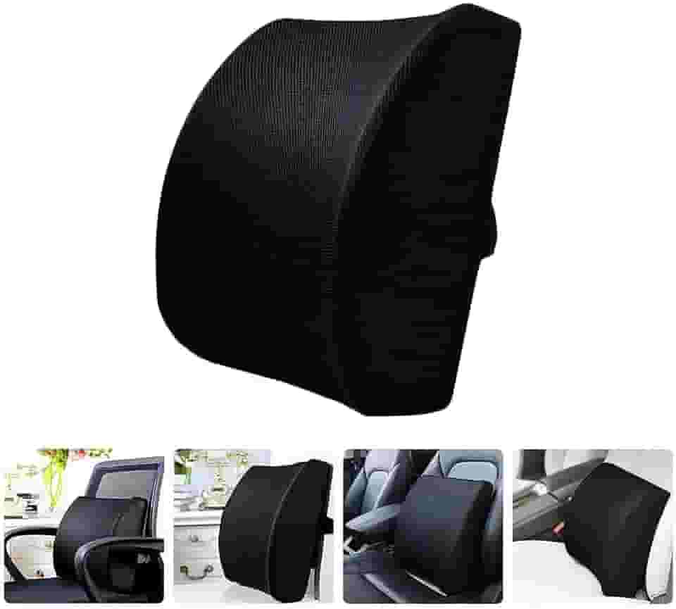 Apoio Lombar Almofada Corretor Postura Suporte Coluna Cadeira Home Office