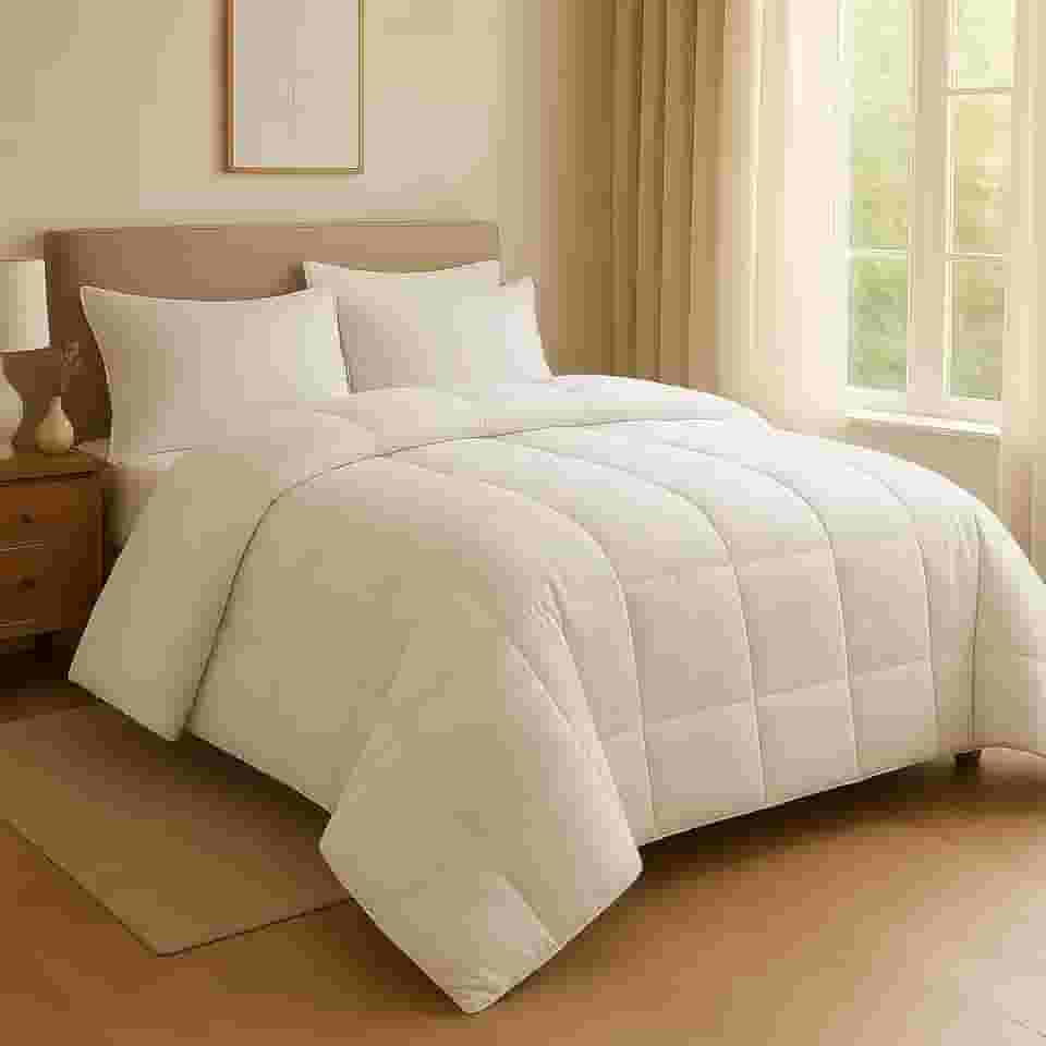 Edredom Dupla Face Casal Queen 400 Fios Macio Padrao Hotel