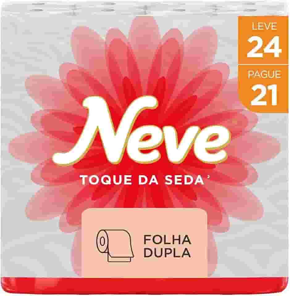 Neve Papel Higiênico Toque de Seda, 30m, Leve 24 Pague 21