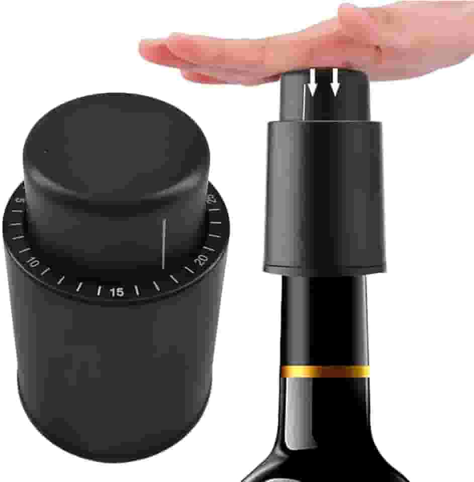 Tampa a Vácuo para Conservação de Vinho Rolha a Vácuo para Preservar Sabor do Vinho Tampa Vácuo para Garrafa de Vinho e Champanhe