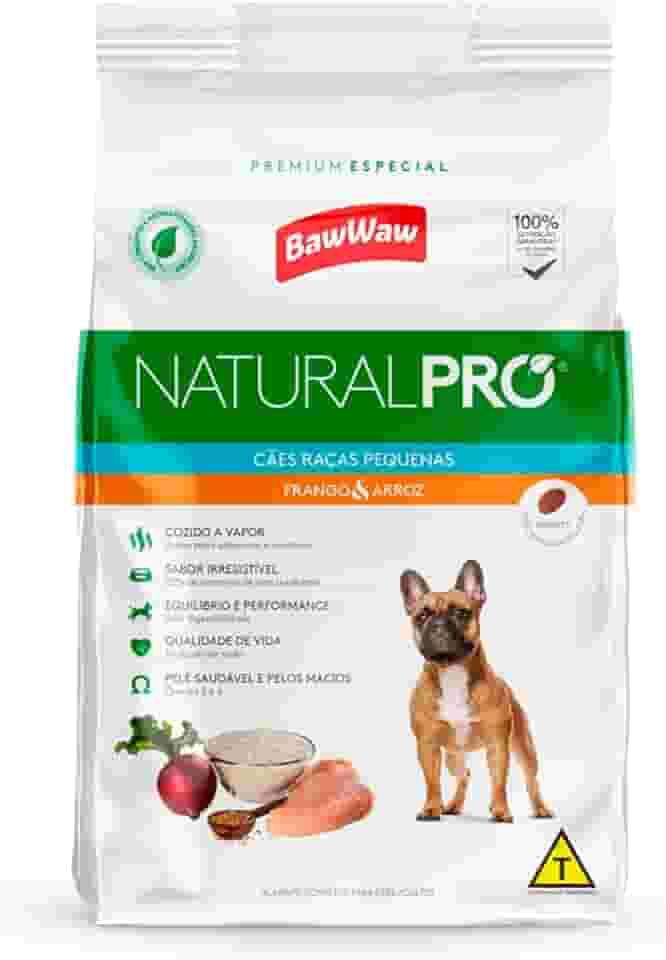 Natural Pro Alimento Para Cães Rpm Frango e Arroz Baw Waw NATURAL PRO para Todas Grande Adulto - Sabor Frango 1kg