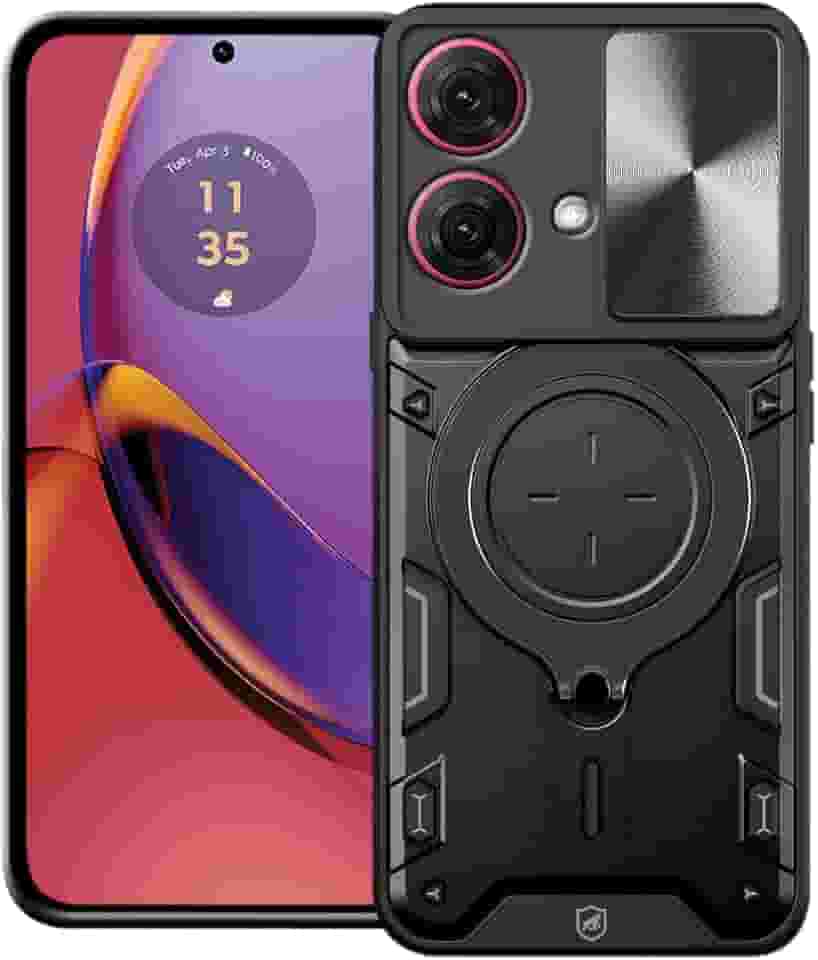 Gshield Capa Case Capinha Discovery para Motorola (Preta, Moto G84)