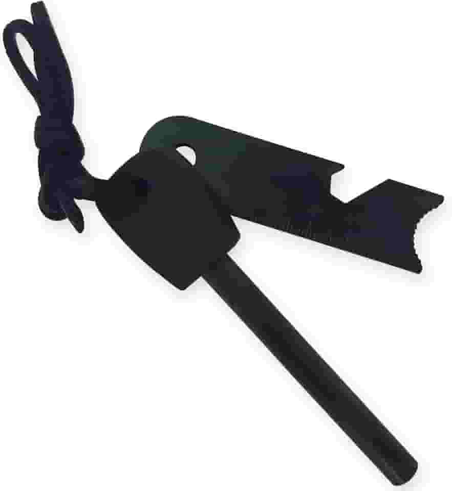 JWS Pederneira Magnésio Acendedor Fogo Sobrevivência Acampamento