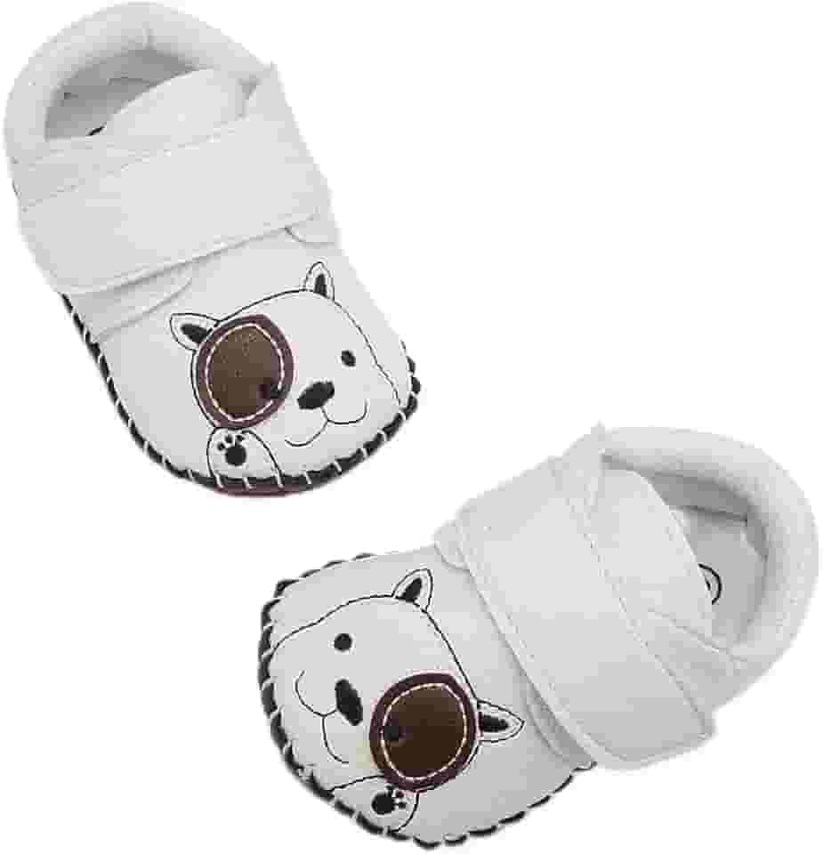 Sapatos para bebês meninos e meninas primeiro andar tênis antiderrapante sola de borracha para berço com estampa fofa