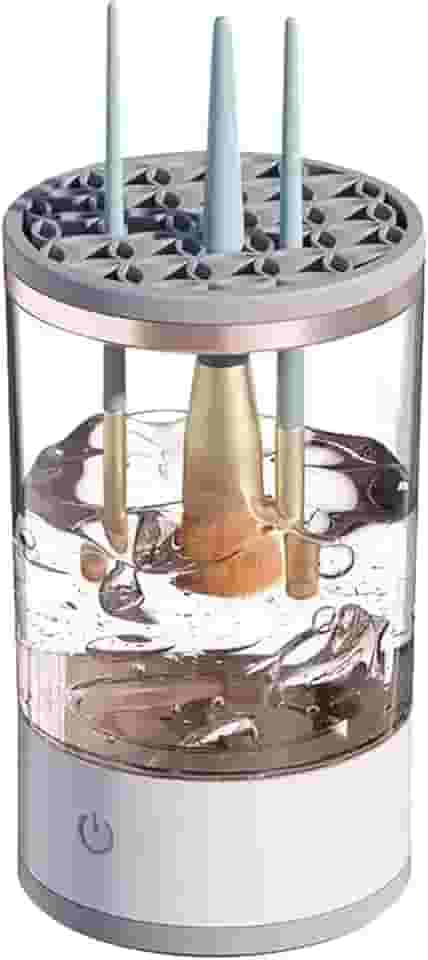 Limpador de Pincéis de Maquiagem Elétrico USB – Limpeza Rápida e Eficiente de Pincéis | Compacto, Portátil e Fácil de Usar