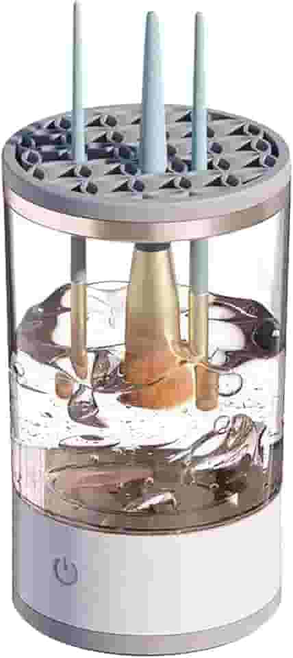 Limpador de Pincéis de Maquiagem Elétrico USB – Limpeza Rápida e Eficiente de Pincéis | Compacto, Portátil e Fácil de Usar