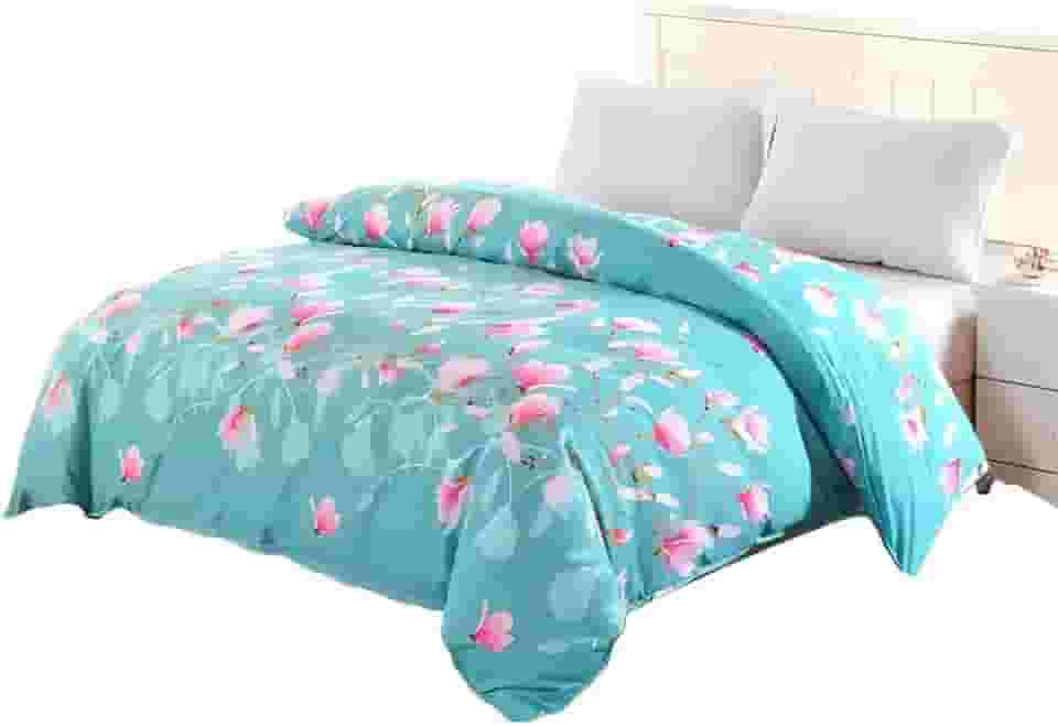 Edredom Casal Dupla Face Estampas Variadas 1 Peça em Microfibra - Floral