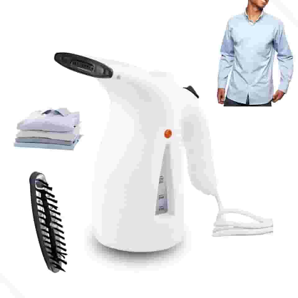 Passadeira A Vapor Portátil Vaporizador De Roupas 4 Em 1 / 127V (BRANCO)