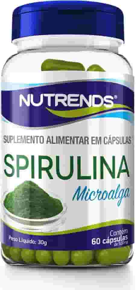 Spirulina 500mg 60 cápsulas, Nutrends