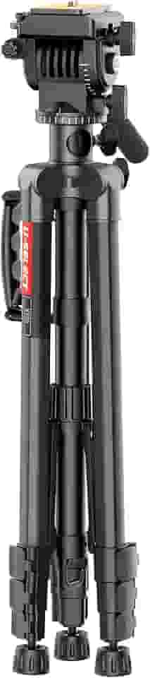 Tripé/Monopé Ulanzi 2 em 1 Preto, Leve e Portátil, Altura Ajustável, Construção em Liga de Alumínio, Compatível com Câmeras DSLR e Filmadoras