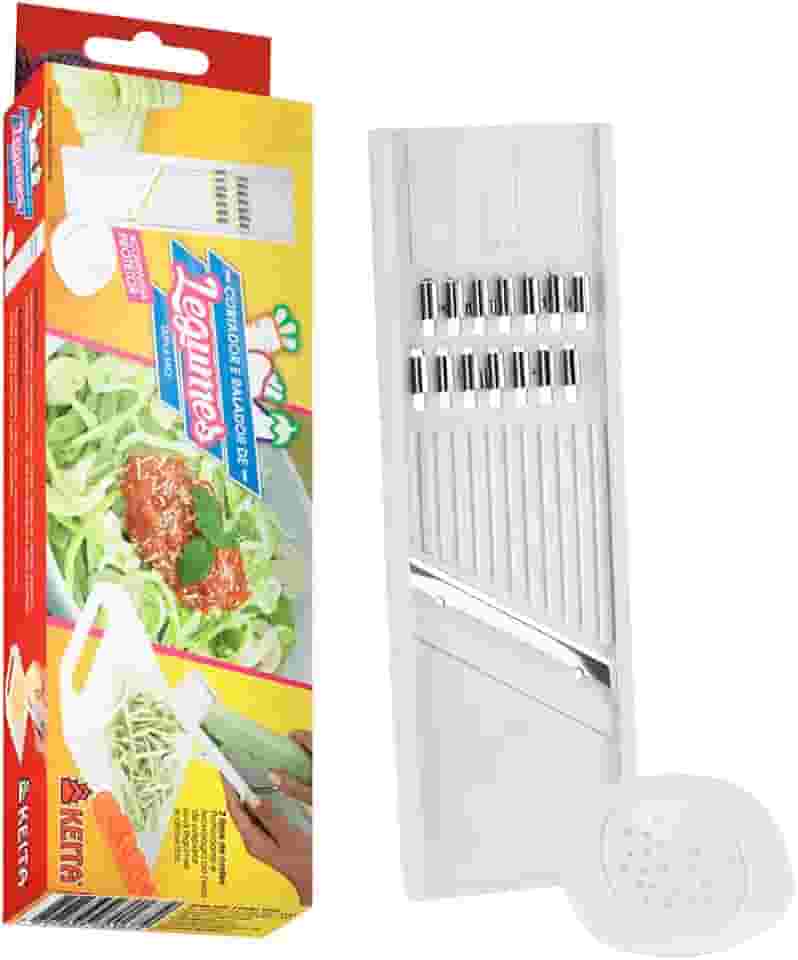 Cortador Ralador Para Legumes Fios Corte Julienne Macarrão De Abobrinha