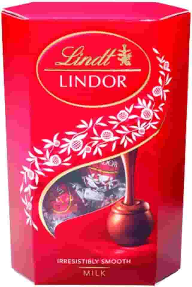 1 Caixa de 75g, Bombons de Chocolate Suiço, Lindt Lindor