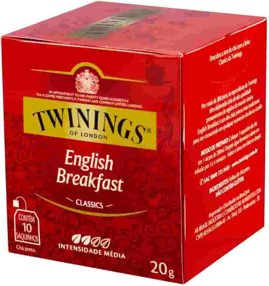 Twinings Chá Preto English Breakfast Com 10 Saquinhos