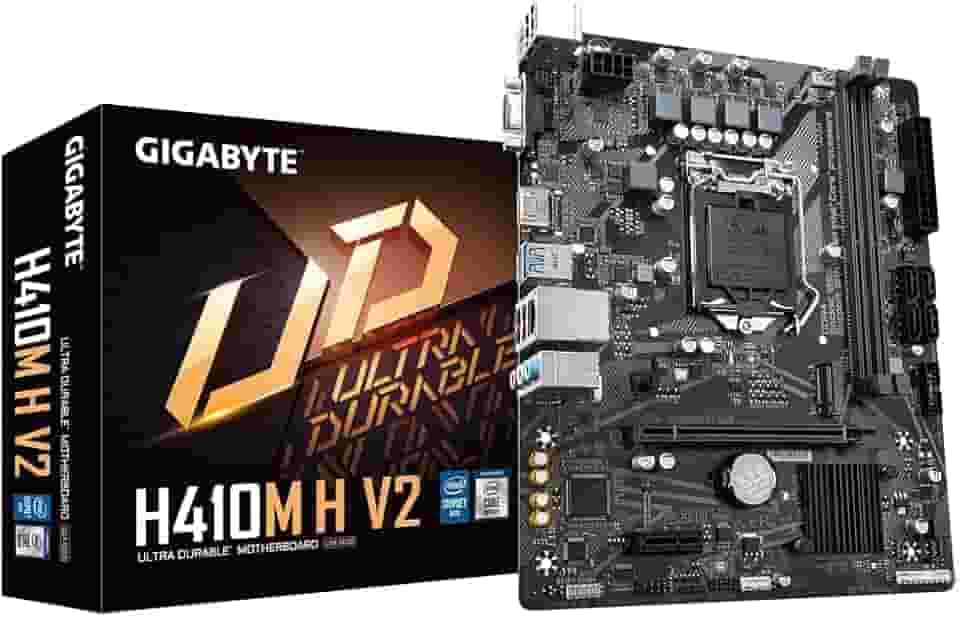 Placa Mãe Gigabyte H410M H V2 (LGA 1200/2xDDR4/HDMI/D-Sub/M.2/USB 3.2)